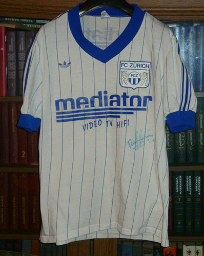 maillots fc zurich domicile 1983-1985 rétro