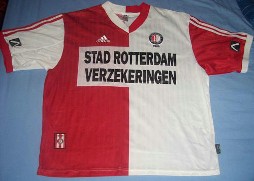 maillots feyenoord domicile 1999-2000 rétro