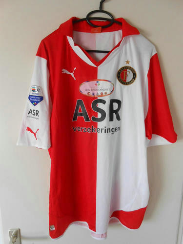 maillots feyenoord domicile 2010-2011 rétro