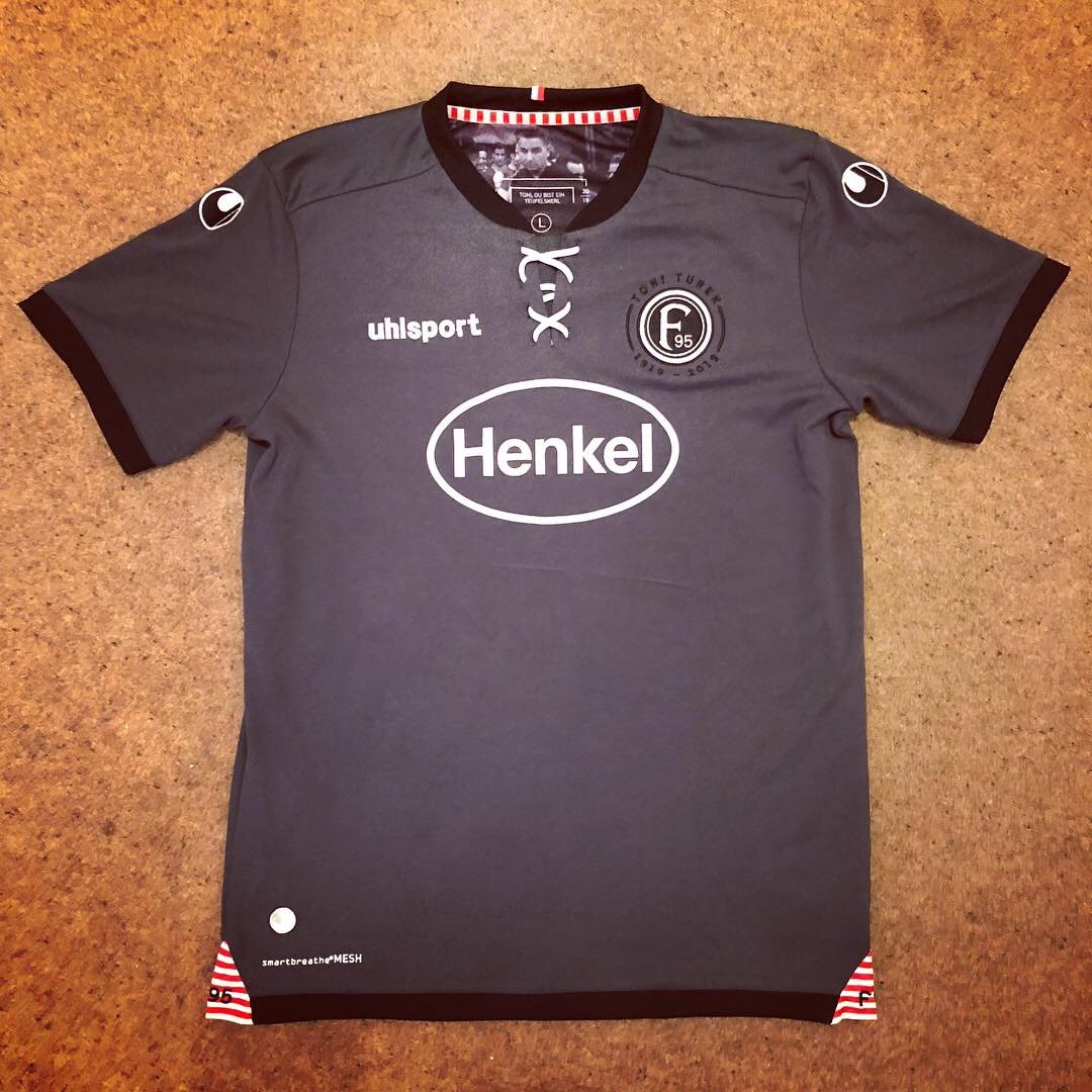 maillots fortuna düsseldorf particulier 2018-2019 rétro