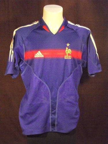 maillots france domicile 2004-2006 rétro