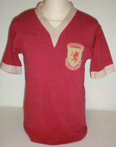 maillots galles domicile 1956-1963 pas cher