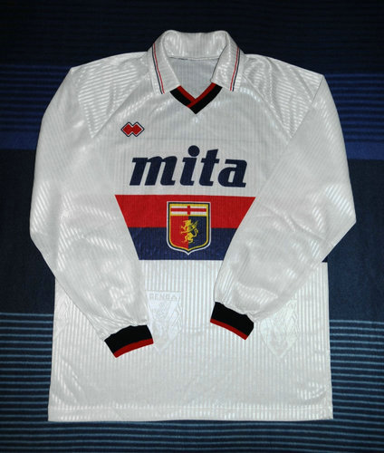 maillots genoa cfc exterieur 1990-1991 rétro