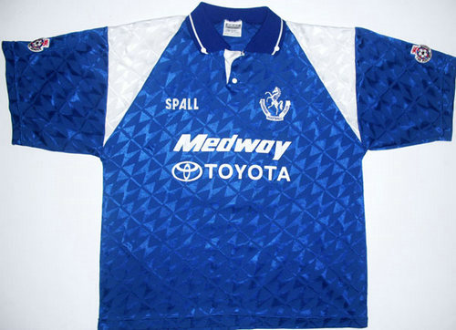 maillots gillingham domicile 1993 rétro