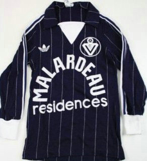 maillots girondins de bordeaux domicile 1981-1984 rétro