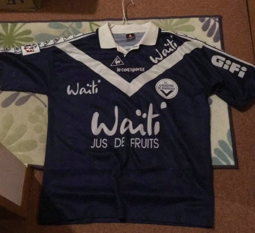 maillots girondins de bordeaux domicile 1996-1997 rétro