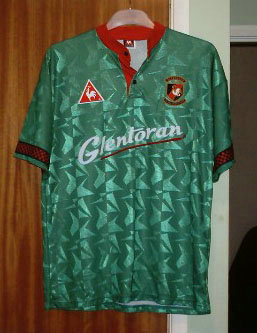 maillots glentoran domicile 1997-1998 pas cher