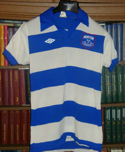 maillots greenock morton domicile 1973-1976 rétro