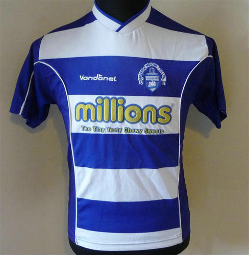 maillots greenock morton domicile 2004-2006 rétro