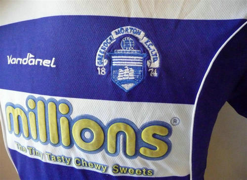 maillots greenock morton domicile 2004-2006 rétro