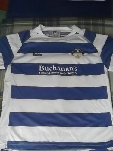 maillots greenock morton domicile 2007-2008 rétro