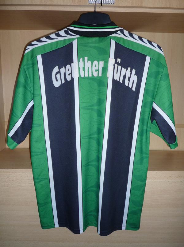 maillots greuther fürth domicile 1996-1998 rétro