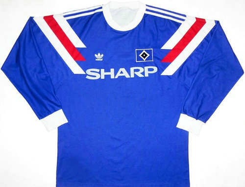 maillots hambourg sv exterieur 1990-1991 rétro