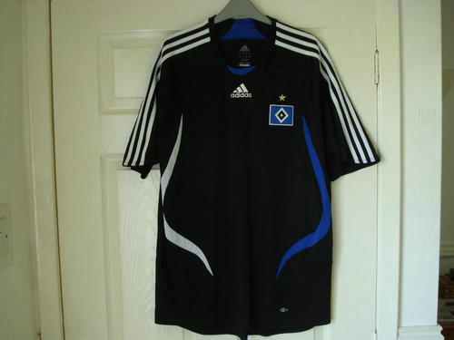 maillots hambourg sv exterieur 2007-2008 rétro