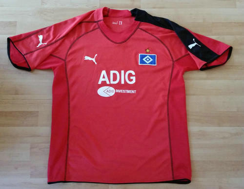 maillots hambourg sv réplique 2005 rétro