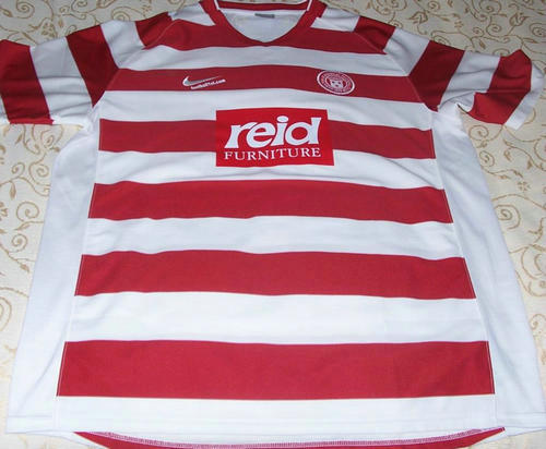 maillots hamilton academical domicile 2009-2011 rétro