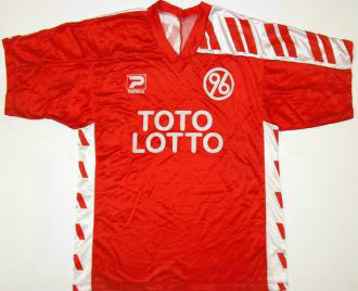 maillots hannover 96 domicile 1992-1993 rétro