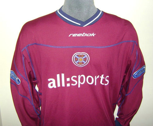 maillots hearts domicile 2002-2004 rétro