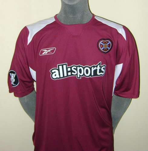 maillots hearts domicile 2004-2005 rétro