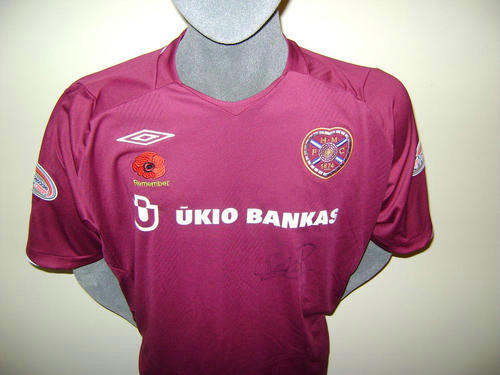 maillots hearts domicile 2008-2009 pas cher