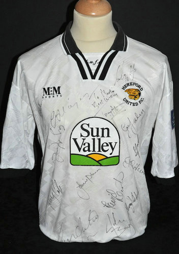 maillots hereford united domicile 1996-1998 rétro