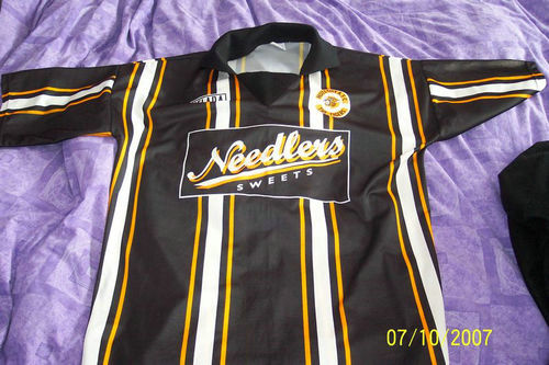 maillots hull city particulier 1994-1995 rétro