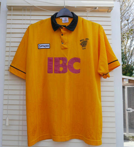 maillots hull city particulier 1995-1997 rétro