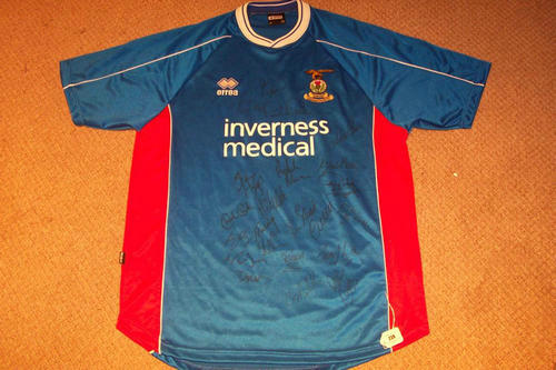 maillots inverness ct domicile 2003-2004 rétro