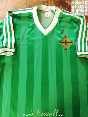 maillots irlande du nord domicile 1984-1986 rétro