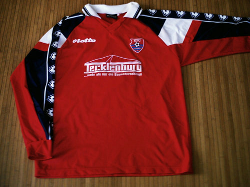 maillots kfc uerdingen 05 domicile 2001-2002 rétro