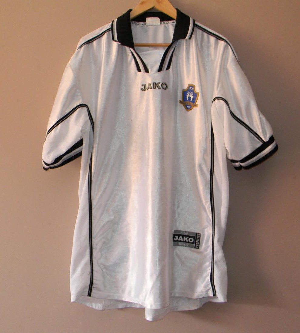 maillots lech poznań exterieur 2001 rétro