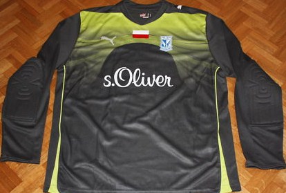 maillots lech poznań gardien 2010-2011 rétro