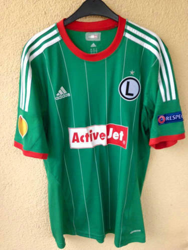 maillots legia varsovie réplique 2012-2013 rétro