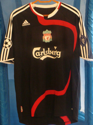 maillots liverpool fc réplique 2007-2008 rétro