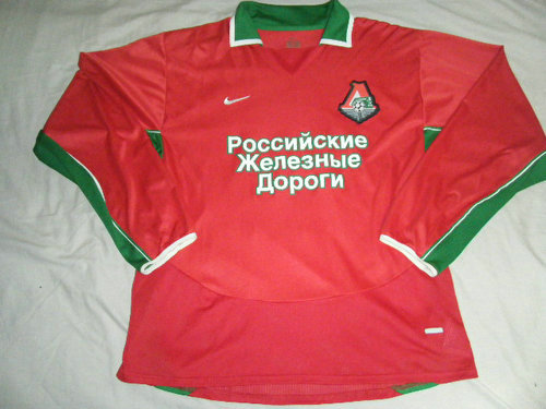 maillots lokomotiv moscou domicile 2004 rétro