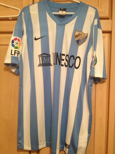 maillots málaga cf domicile 2014-2015 rétro