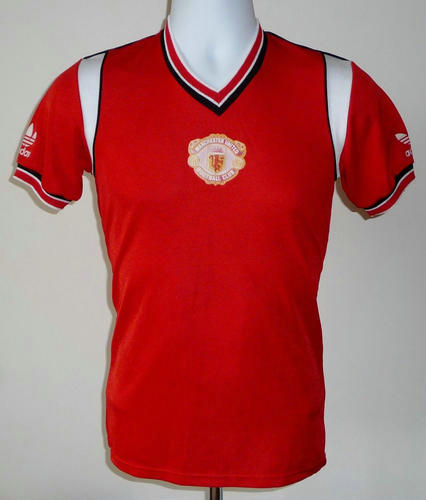 maillots manchester united domicile 1984-1986 rétro