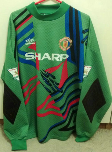 maillots manchester united gardien 1992-1994 rétro