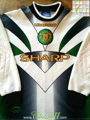 maillots manchester united gardien 1996-1998 rétro