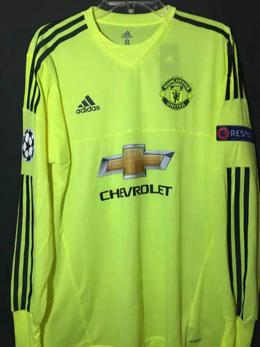 maillots manchester united gardien 2015-2016 rétro