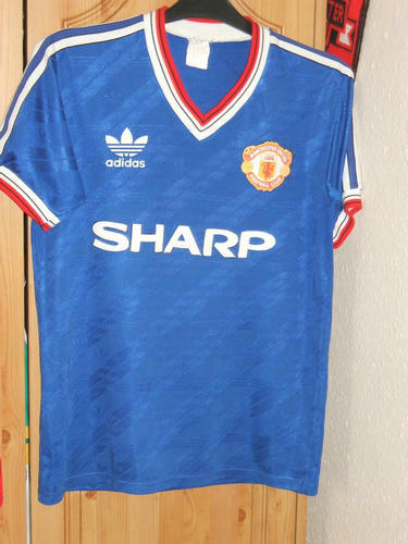 maillots manchester united third 1986-1988 rétro