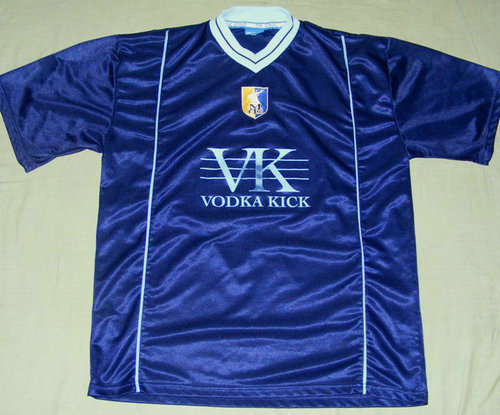 maillots mansfield town fc exterieur 2002-2003 rétro