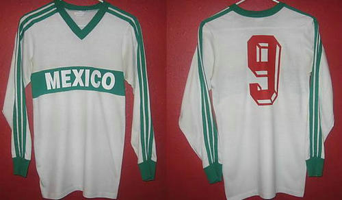 maillots mexique exterieur 1988 rétro