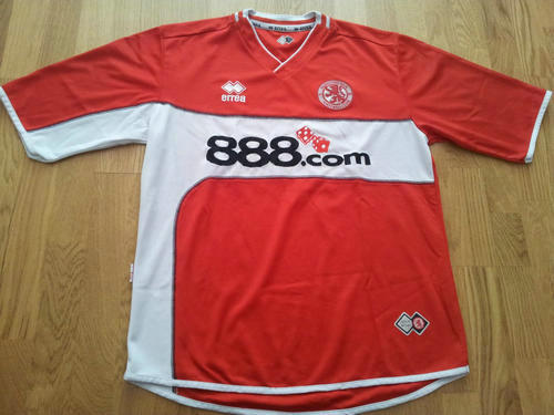 maillots middlesbrough domicile 2005-2006 rétro