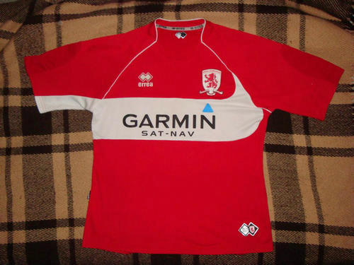 maillots middlesbrough domicile 2008-2009 rétro