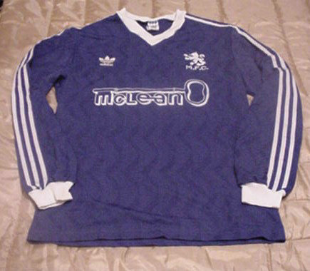 maillots middlesbrough exterieur 1982-1983 rétro