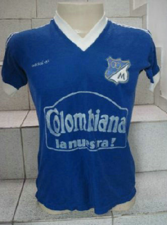 maillots millonarios domicile 1986 pas cher