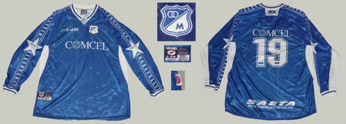 maillots millonarios domicile 2001-2002 pas cher