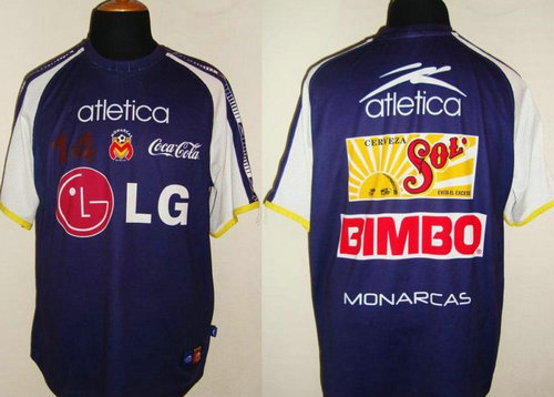 maillots monarcas morelia particulier 2007 rétro