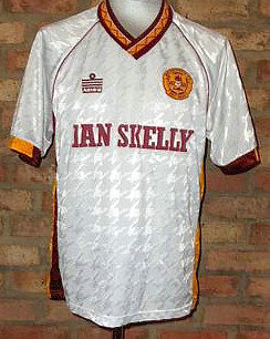 maillots motherwell fc exterieur 1990-1991 rétro